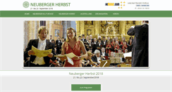 Desktop Screenshot of neuberger-kulturtage.org